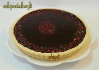 تارت شکلاتی انار
