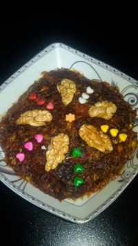 املت خرما و گردو