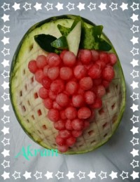 تزیین هندوانه