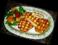 ناگت مرغ با پنیر