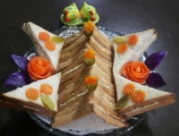 سالاد الویه لقمه ای