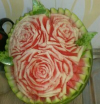 تزیین هندوانه شب یلدا