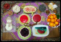 دومین میز یلدای دونفره ما.