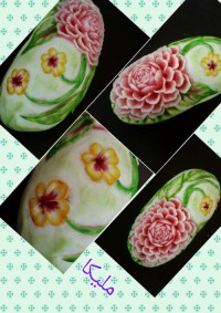 حکای روی هندوانه شب یلدا