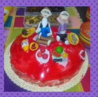 کیک خونگی من مخصوص شب یلدا