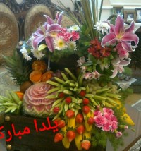 میوه آرایی برای شب یلدا