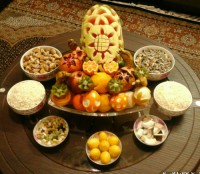 میز شب یلدا