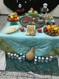 سفره یلدا در مدرسه (پیش دبستانی)