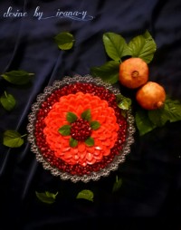 کرم بستنی انار