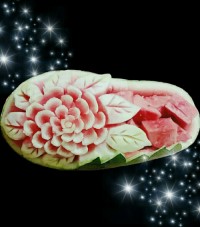 حکاکی هندوانه شب یلدا