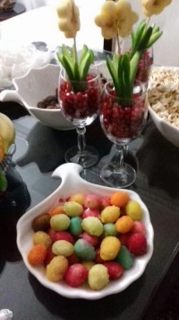 قسمتی از میز یلدای امسال