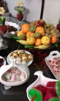 قسمتی دیگه از میز یلدای امسال