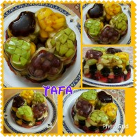 ژله میوه ای خوشمزه وعالیییی