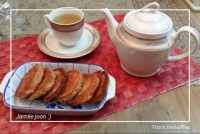 شیرینی سیب بدون فر