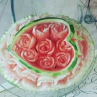 تزیین هندوانه یلدایی