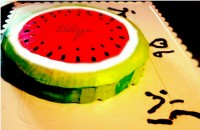 ژلو کیک هندوانه