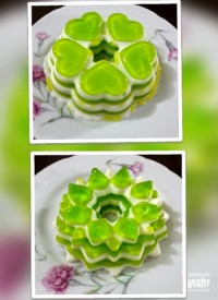 ژله قلب راه راه