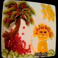 بشقاب میوه کودک