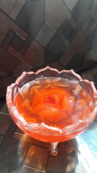 رزت سیب در ژله