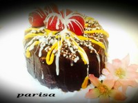 کیک یخچالی توت فرنگی