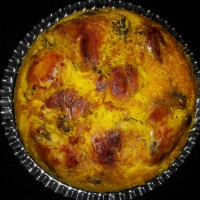 ته چین مرغ بدون ماست وتخم مرغ