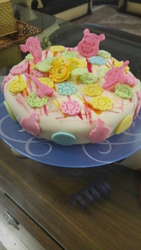 اولین کیک فوندانت من چه طور؟؟؟؟