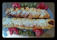 پیراشکی گوشت در فر