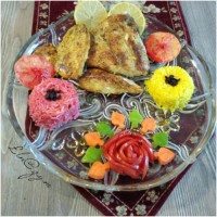 ماهی کباب با مرکبات