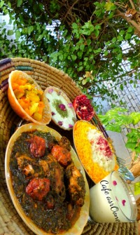 خورشت آلو اسفناج