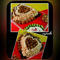 رشته پلو با گوشت