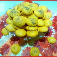 شیرینی پسته ای زعفرانی