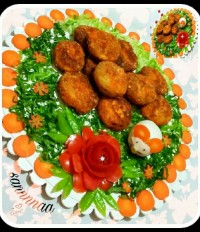 ناگت مرغ با پنیر