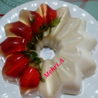 ژله ویترینی توت فرنگی