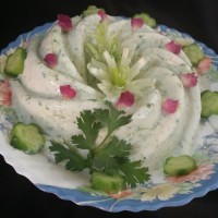 ماست وخیار قالبی