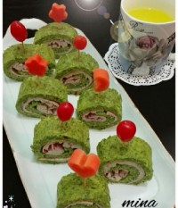 کوکو سبزی رولی