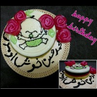 کاسترد قالبی با سس شکلات