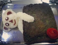 تزیین کوکو سبزی