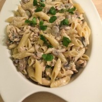 پاستا با سس آلفردو