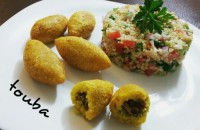 کبه و سالاد تبوله