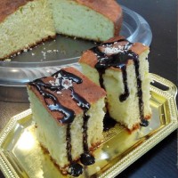 کیک پرتقالی با رویه ی گاناش