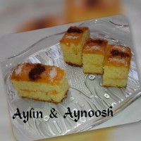 کیک پرتقالی با رویه ی گاناش