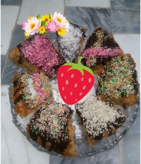 کیک با روکش گاناش