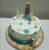 کیک خامه ای فروزن