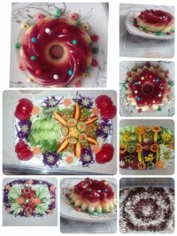 سالاد و ژله برای پاگشای عروس (جاری خانوم)