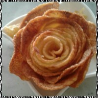 سیب زمینی گل رز❤