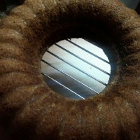 کیک حلقه ای شکلاتی