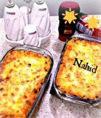 لازانیا با خمیر نیم پخت