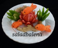 سبزی آرایی با هویج