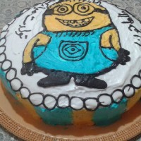 اولین کیک خامه ای من