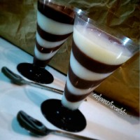 ژله شکلاتی راه راه